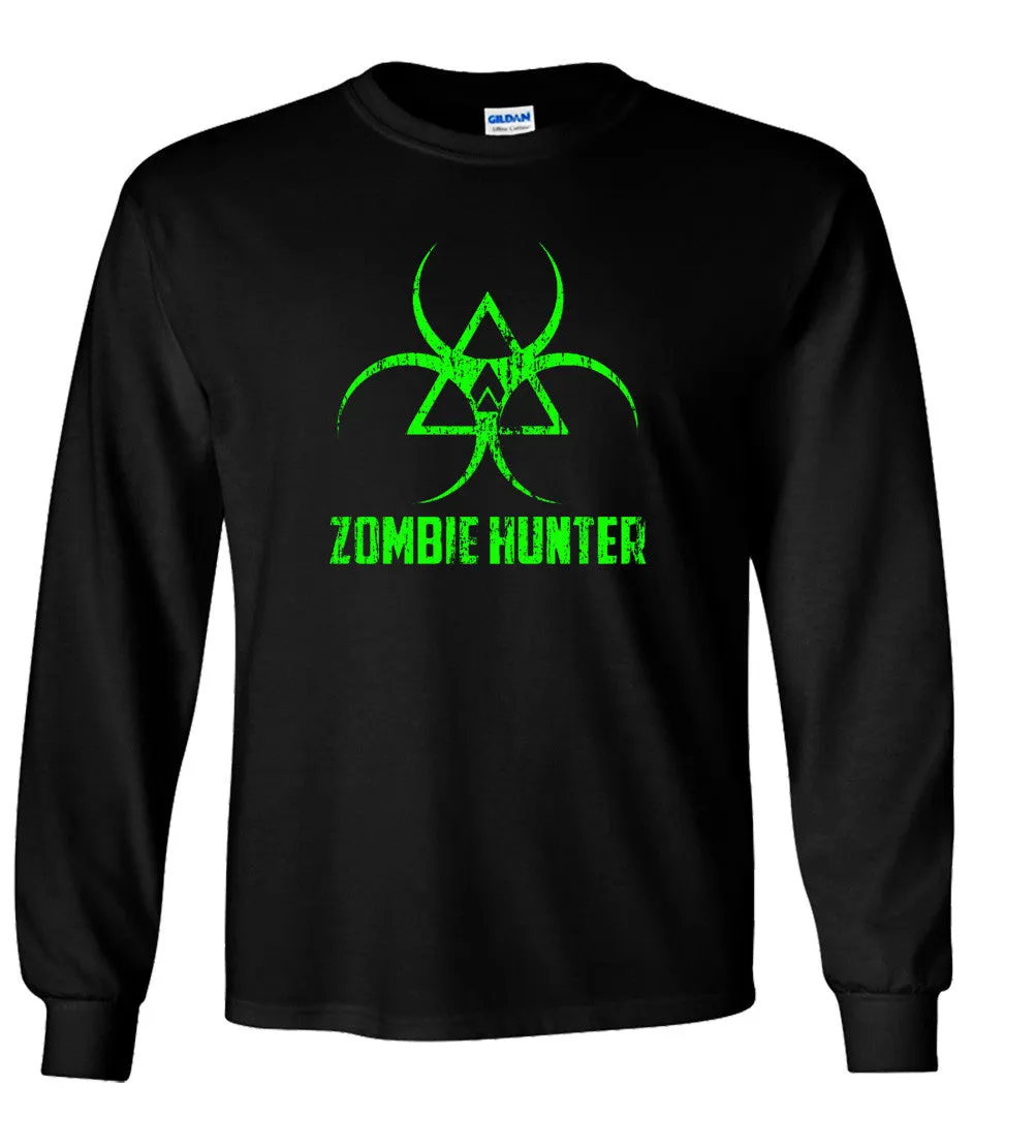 Zombie Hunter Bio Hazard Symbol Apocalypse T shirt